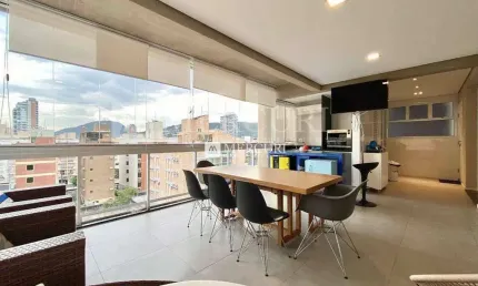 Apartamento amplo com 3 quartos (3 suítes) à venda, 144 m² por r$ 1.300.000 - enseada - guarujá/sp - imobiliária mercuri