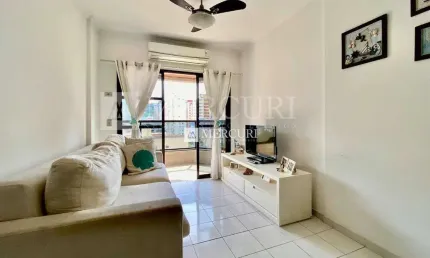 Apartamento Próximo a Praia com 2 quartos (1 suíte) à venda, 88 m² por R$ 380.000 - Enseada - Guarujá/SP - Imobiliária Mercuri