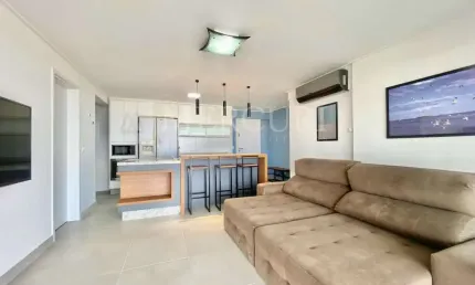Apartamento no guarujá, enseada, 3 quartos, sala para 2 ambientes e uma vista para o mar - mercuri imóveis - imobiliária no guarujá
