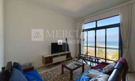 Apartamento Frente Mar com 3 quartos (2 suítes) à venda, 103 m² por R$ 770.000 - Pitangueiras - Guarujá/SP - Imobiliária Mercuri
