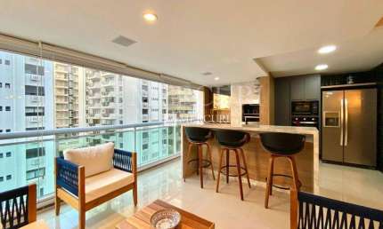 Apartamento no guarujá, pitangueiras, 3 quartos, sala para 3 ambientes e varanda gourmet - mercuri imóveis - imobiliária no guarujá