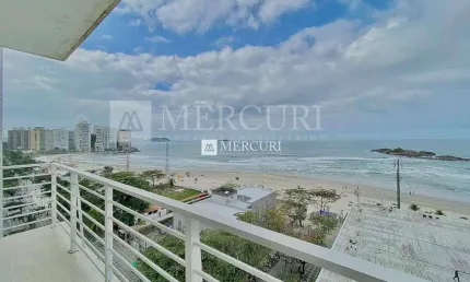 Apartamento frente mar, com 4 quartos à venda, 210 m² por r$ 1.500.000 - pitangueiras - guarujá/sp – imobiliária mercuri