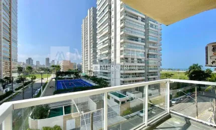 Apartamento no Guarujá, Enseada, 2 Quartos e Sacada- Mercuri Imóveis - Imobiliária no Guarujá
