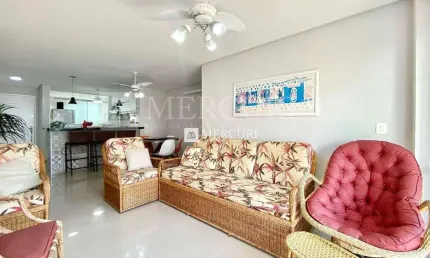 Apartamento  no guarujá, enseada, com sacada, 3 quartos (2 suítes). - mercuri imóveis - imobiliária no guarujá