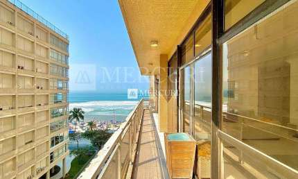 Apartamento com Vista para o Mar, 3 quartos (3 suítes) à venda, 190 m² por R$ 1.000.000 - Pitangueiras - Guarujá/SP - Imobiliária Mercuri