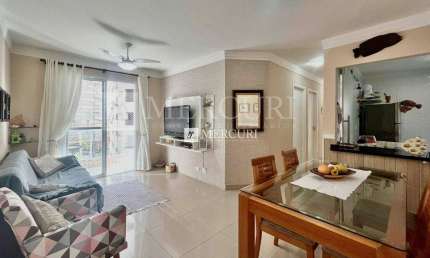 Apartamento Amplo com 3 quartos (1 suíte) à venda, 90 m² por R$ 850.000 - Jardim Astúrias - Guarujá/SP - Imobiliária Mercuri