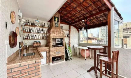 Cobertura Enseada, 4 quartos à venda por R$ 720.000 - Imobiliária Guarujá