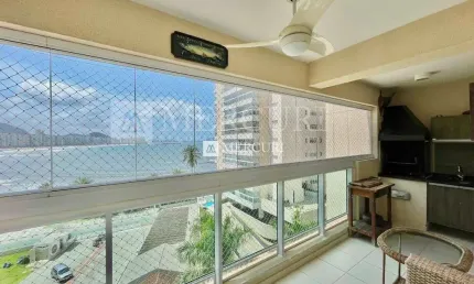 Apartamento no Guarujá, Jardim das Astúrias, Vista Mar, 3 Quartos