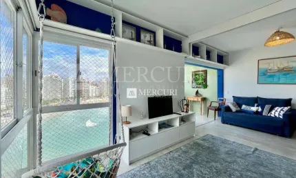 Apartamento no Guarujá, Astúrias, Frente Mar, Mercuri Imóveis Guarujá.