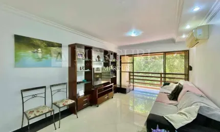 Apartamento no guarujá, pitangueiras, 3 quartos, sala para 2 ambientes e sacada - mercuri imóveis - imobiliária no guarujá