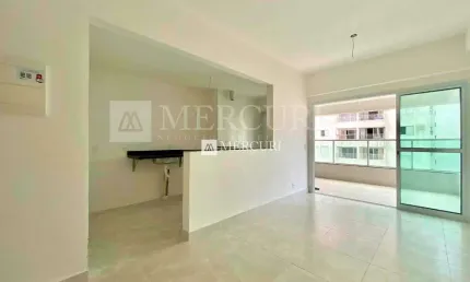 Apartamento no guarujá, astúrias, com varanda gourmet, 2 quartos, mercuri imóveis guarujá.