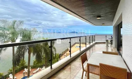 Apartamento de luxo no guarujá com vista deslumbrante para o mar