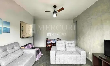 Apartamento no guarujá, com 2 dormitórios à venda, 64 m² por r$ 320.000 -mercuri imóveis guarujá