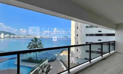 Apartamento no Guarujá, Astúrias, Frente Mar, 3 Suítes, Mercuri Imóveis Guarujá.