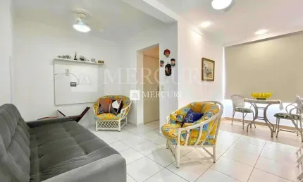 Apartamento de 1 suíte na praia das pitangueiras com serviço de praia