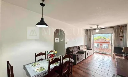 Apartamento no Guarujá, Enseada, 2 Quartos, Sala com Sacada - Mercuri Imóveis - Imobiliária no Guarujá
