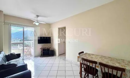 Apartamento no guarujá,  enseada, 2 quartos e sacada - mercuri imóveis - imobiliária no guarujá
