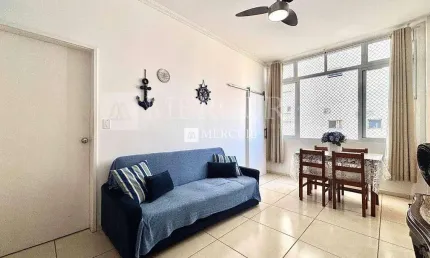 Apartamento à venda no guarujá – pitangueiras, reformado