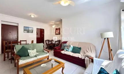 Apartamento no guarujá, enseada, 3 quartos e sala para 2 ambientes  - mercuri imóveis - imobiliária no guarujá