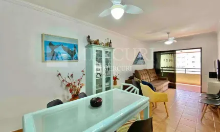 Apartamento à venda no guarujá – praia das pitangueiras, 3 quartos e vista parcial para o mar