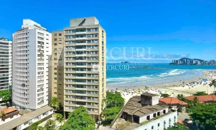 Apartamento à Venda no Guarujá – Praia das Pitangueiras, 3 Quartos e Vista para o Mar