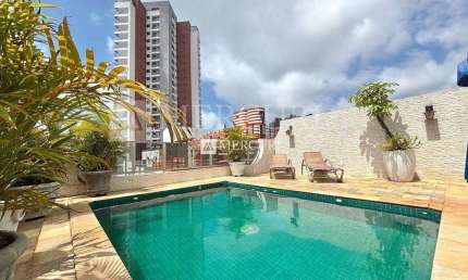 Cobertura Duplex no Guarujá, Enseada, com Piscina e Área Gourmet com 4 Quartos.