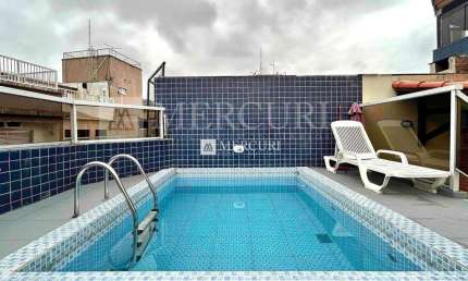 Cobertura Duplex no Guarujá, Enseada, 3 Quartos e Piscina privativa.