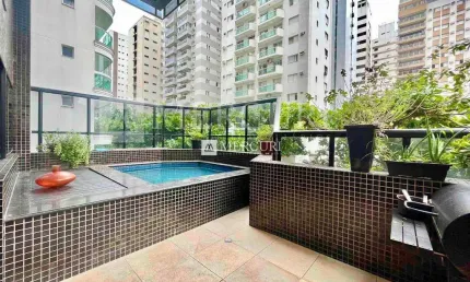 Apartamento no Guarujá, Pitangueiras, Dúplex, Próximo a Praia