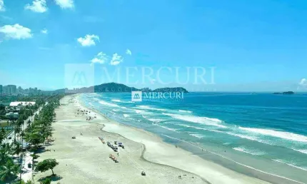 Apartamento no Guarujá, Enseada, com Vista Mar, 3 suítes, vista  panorâmica para o mar.