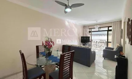 Apartamento no Guarujá, Enseada, decorado e mobiliado