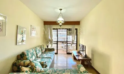 Apartamento Amplo com 3 quartos (1 suíte) à venda, 100 m² por R$ 610.000 - Prédio com Lazer - Pitangueiras - Guarujá/SP – Imobiliária Mercuri