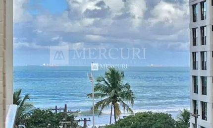 Apartamento no Guarujá, Pitangueiras, Vista para o Mar e 3 Quartos