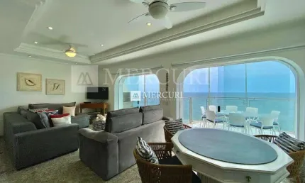 Apartamento no Guarujá, Pitangueiras, Frente Mar, com 4 Quartos.