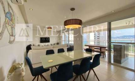 Apartamento no Guarujá, Enseada, com vista mar, 3 suítes.