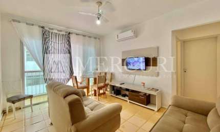 Apartamento no Guarujá, Enseada, Mobiliado, 1 quarto.