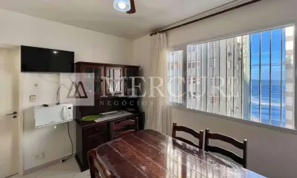 Apartamento no Guarujá, Pitangueiras, Vista para o Mar, 2 quartos