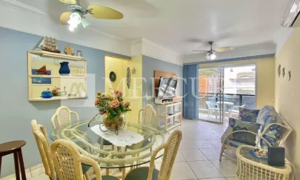 Apartamento no Guarujá, Enseada, 3 quartos sendo 2 suítes.