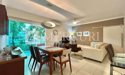 Apartamento no guarujá, enseada, 3 quartos, espaçoso e com sacada
