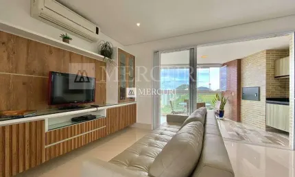 Apartamento no Guarujá, Enseada, Vista para o Mar, Varanda Gourmet