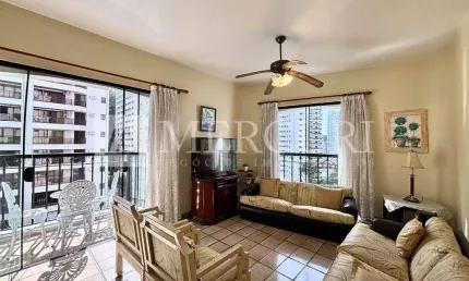 Apartamento no Guarujá, Pitangueiras, Sacada com Vista Urbana, 3 Quartos, Mercuri Imóveis, Imobiliaria no Guarujá.