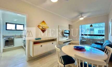 Apartamento no Guarujá, Enseada, Reformado e Prédio com Lazer, 2 Quartos - Mercuri Imóveis Guarujá.