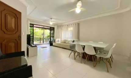 Apartamento Reformado, com 3 quartos (1 suíte) à venda, 120 m² por R$ 440.000 - Enseada - Guarujá/SP - Imobiliária Mercuri