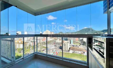 Apartamento no Guarujá, Enseada, Prédio com Lazer, Varanda Gourmet