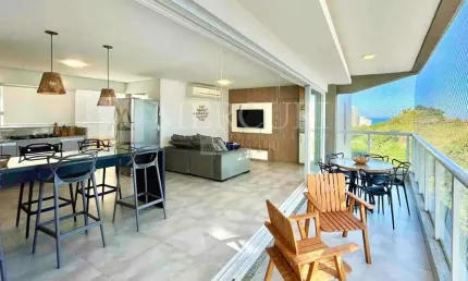 Apartamento no guarujá, jardim astúrias, varanda gourmet, 3 suítes e lazer completo.