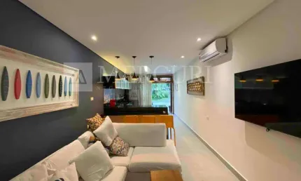 Casa no Guarujá, Marina Del Rey, Sala Ampla e 2 Quartos - Mercuri Imóveis - Imobiliária no Guarujá