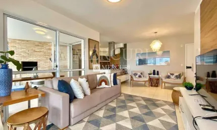 Apartamento no Guarujá, Condomínio Ventura, Enseada, com 3 quartos (1 suíte) à venda