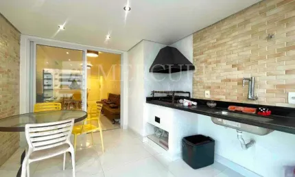 Apartamento no Guarujá, Astúrias,  2 Quartos, Reformado e Sacada Gourmet - Mercuri Imóveis - Imobiliária no Guarujá