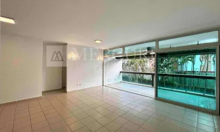 Apartamento no guarujá, enseada, com vista mar, 3 quartos, lazer completo.