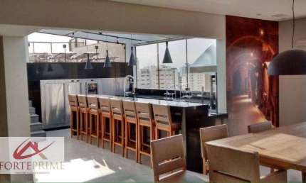Cobertura com 3 dormitórios à venda, 298 m² por R$ 3.500.000 - Campo Belo - São Paulo/SP- Forte Prime