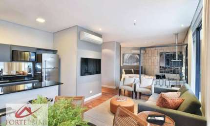 Apartamento com 1 dormitório para alugar Rua Elvira Ferraz 250 Vila Olímpia